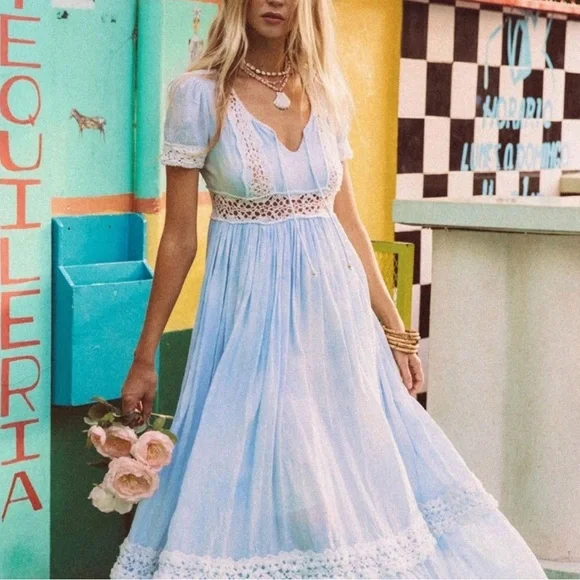 Chasing Unicorns Good Vibrations Maxi Dress - Picture 2 of 7